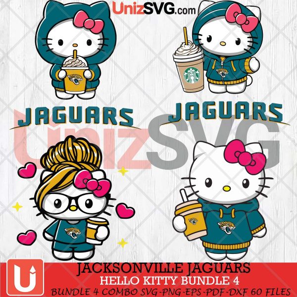 Jacksonville Jaguars Hello Kitty SVG