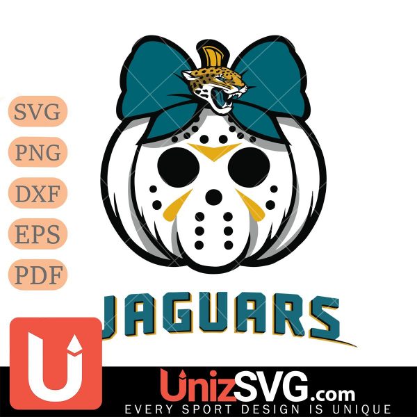 Jacksonville Jaguars Hello Kitty Jason Voorhees pumpkin Horror