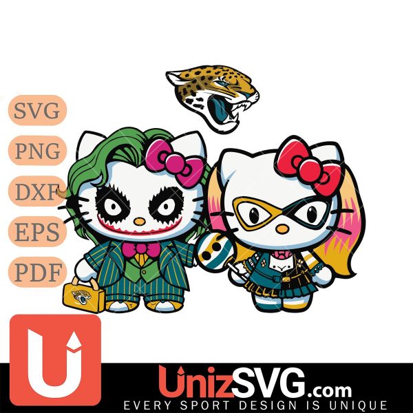 Jacksonville Jaguars Hello Kitty Joker x Harley Quinn Horror