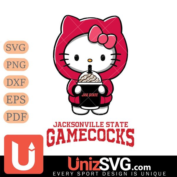 Jacksonville State Gamecocks Hello Kitty Starbucks 2