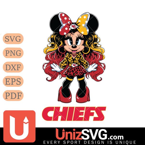 Kansas City Chiefs Beauty Minnie Mouse