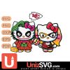 Kansas City Chiefs Hello Kitty Joker x Harley Quinn Horror