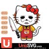 Kansas City Chiefs Hello Kitty Michael Myers Horror