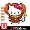 Kansas City Chiefs Hello Kitty Pennywise Horror