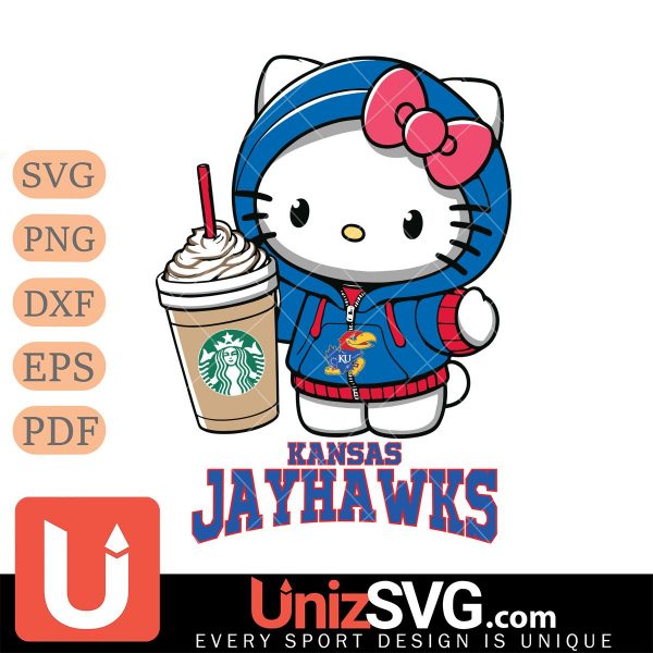 Kansas Jayhawks Hello Kitty Starbucks