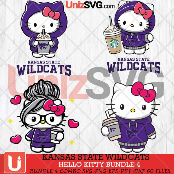 Kansas State Wildcats Hello Kitty bundle 4