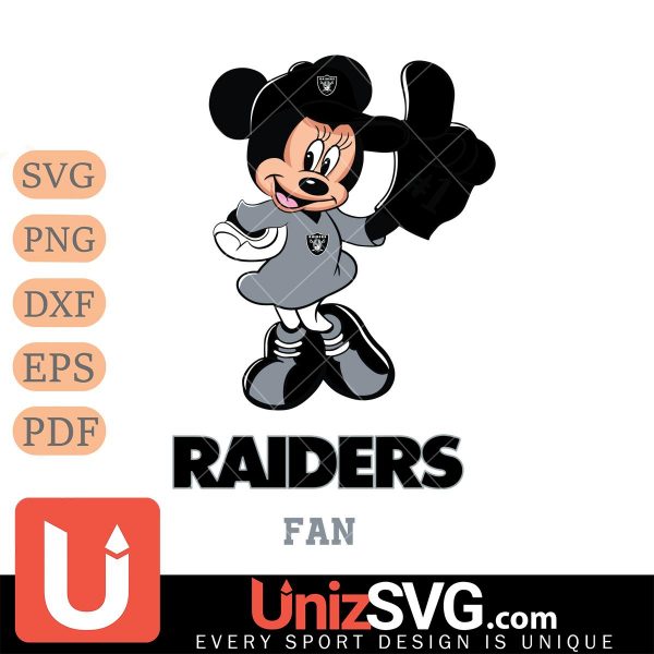 Las Vegas Raiders #1 Fan Minnie Mouse