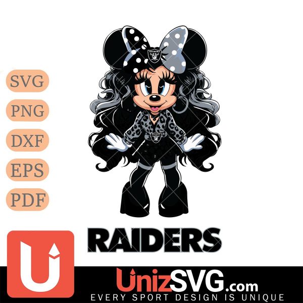 Las Vegas Raiders Beauty Minnie Mouse