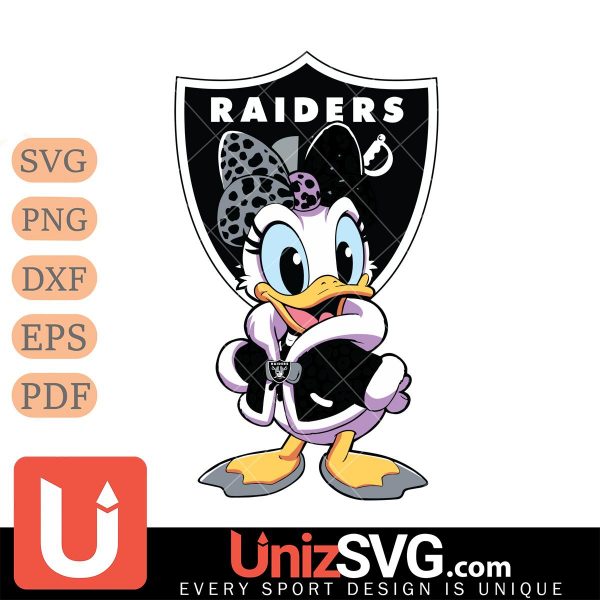 Las Vegas Raiders Fancy Daisy Duck Disney