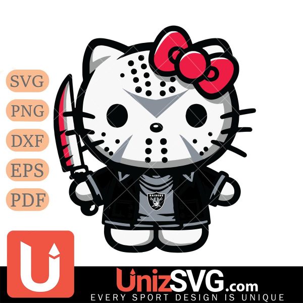 Las Vegas Raiders Hello Kitty Jason Voorhees Horror