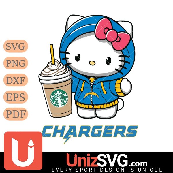 Los Angeles Chargers Hello Kitty Starbucks