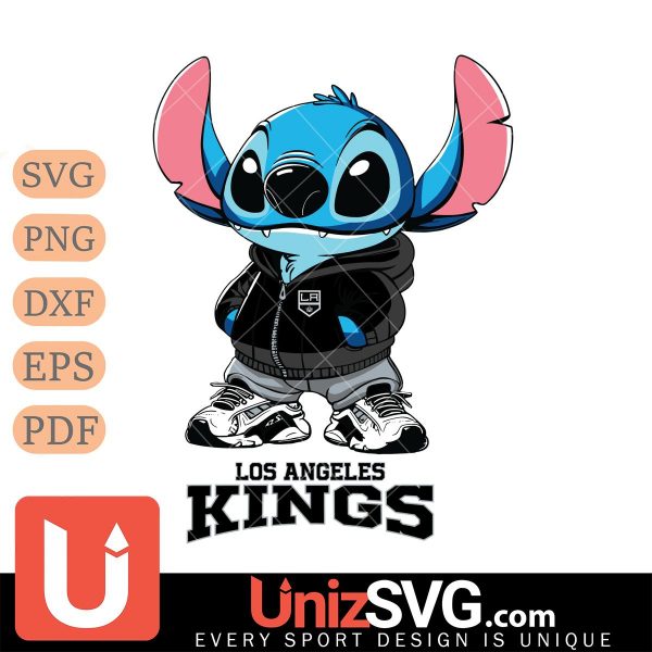 Los Angeles Kings Stitch Disney NHL