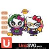 Los Angeles Lakers Hello Kitty Joker x Harley Quinn Horror