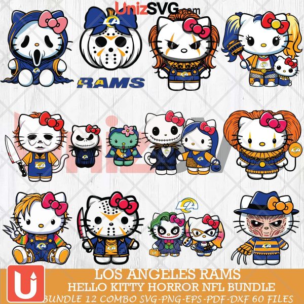 Los Angeles Rams Hello Kitty Horror bundle 12