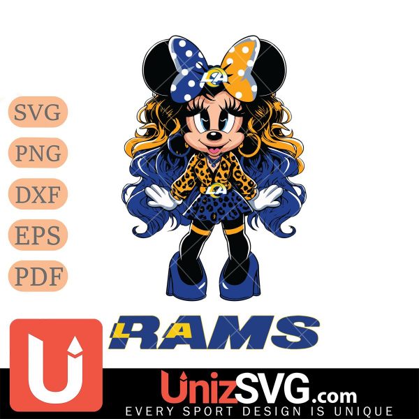 Los Angeles Rams Beauty Minnie Mouse