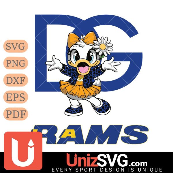 Los Angeles Rams Dolce And Gabbana Daisy Duck Disney