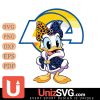 Los Angeles Rams Fancy Daisy Duck Disney