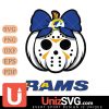 Los Angeles Rams Hello Kitty Jason Voorhees pumpkin Horror