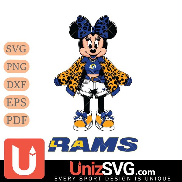 Los Angeles Rams Style Minnie Disney