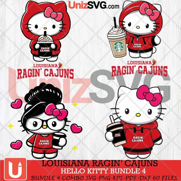 Louisiana Ragin' Cajuns Hello Kitty bundle 4