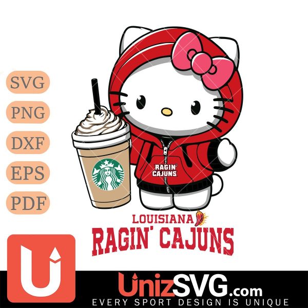 Louisiana Ragin' Cajuns Hello Kitty Starbucks