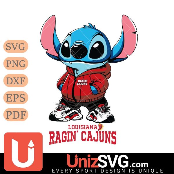 Louisiana Ragin' Cajuns Stitch Disney NCAA