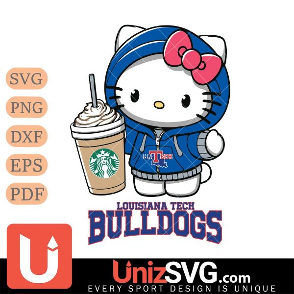 Louisiana Tech Bulldogs Hello Kitty Starbucks