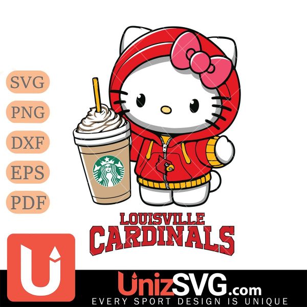 Louisville Cardinals Hello Kitty Starbucks