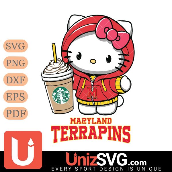 Maryland Terrapins Hello Kitty Starbucks