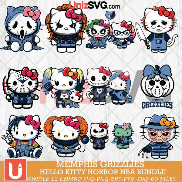 Memphis Grizzlies Hello Kitty Horror bundle 12