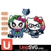 Memphis Grizzlies Hello Kitty Joker x Harley Quinn Horror