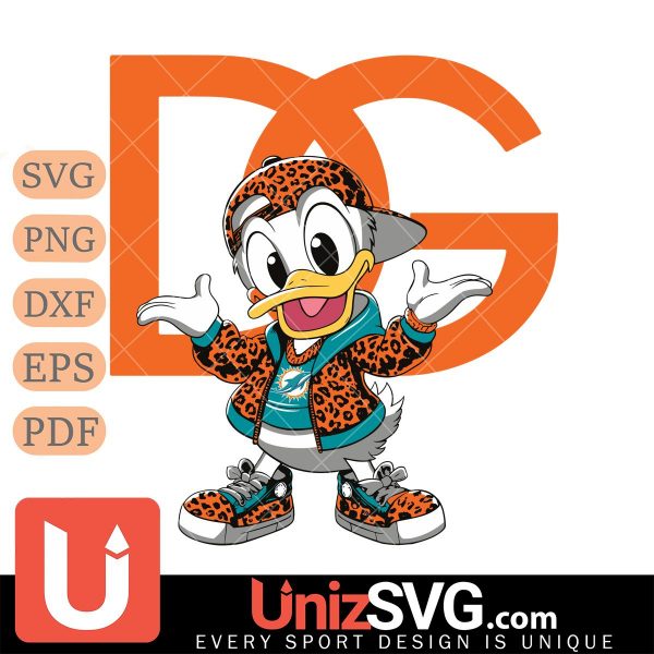 Miami Dolphins Dolce And Gabbana Donald Duck Disney