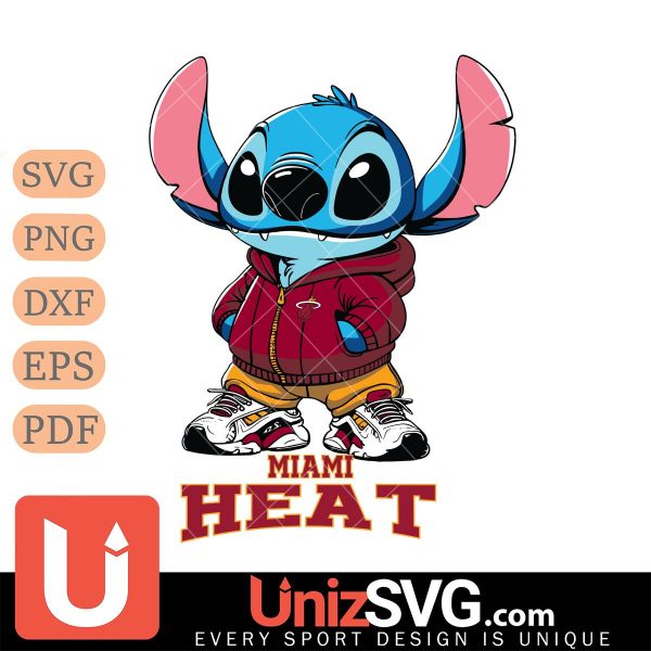 Miami Heat Stitch Disney NBA