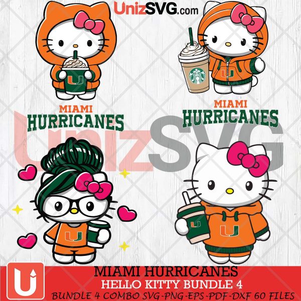 Miami Hurricanes Hello Kitty bundle 4