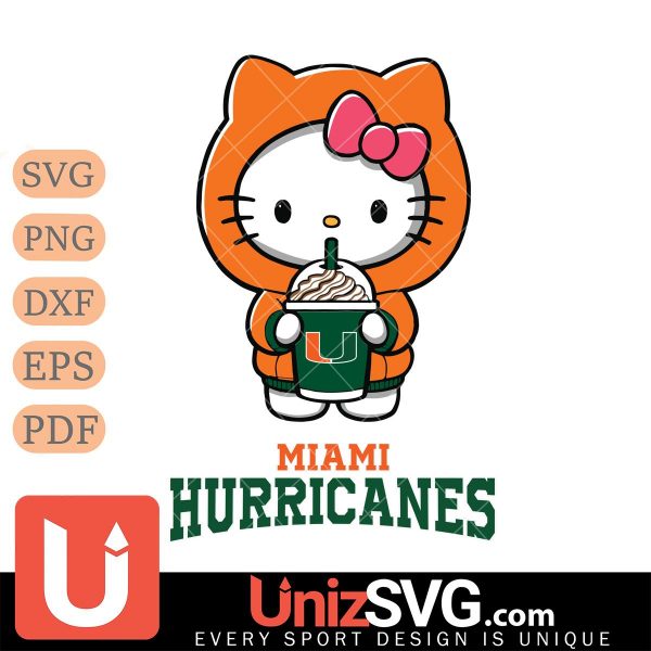 Miami Hurricanes Hello Kitty Starbucks 2