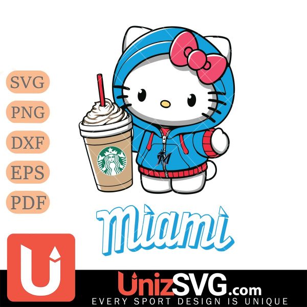 Miami Marlins Hello Kitty Starbucks