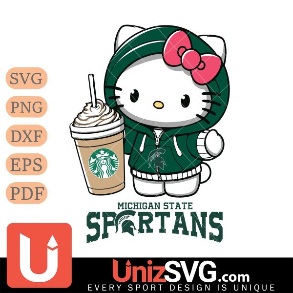 Michigan State Spartans Hello Kitty Starbucks