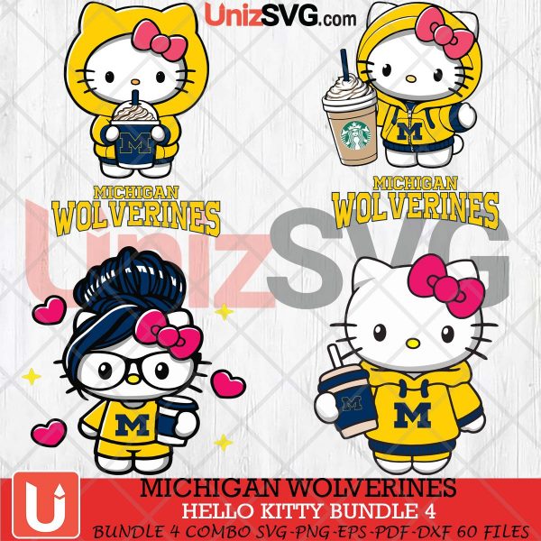 Michigan Wolverines Hello Kitty bundle 4