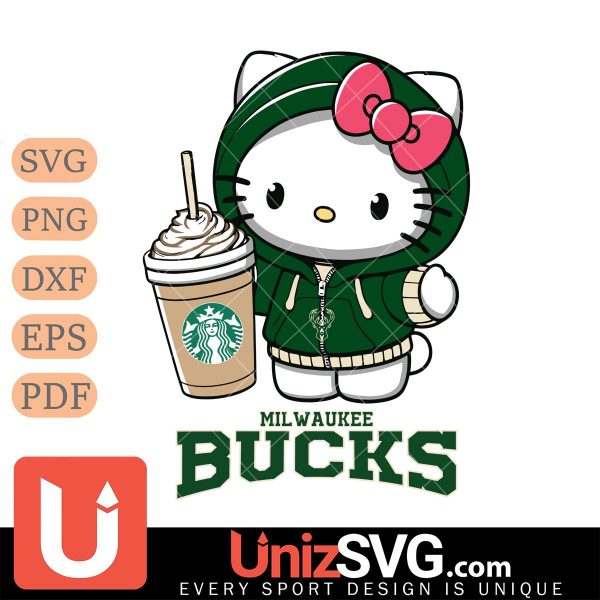 Milwaukee Bucks Hello Kitty Starbucks