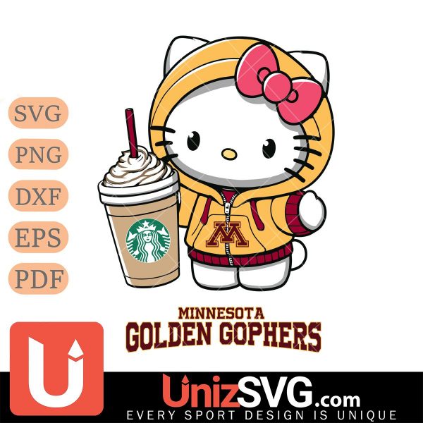 Minnesota Golden Gophers Hello Kitty Starbucks