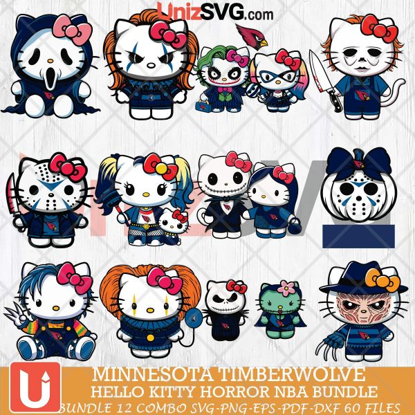 Minnesota Timberwolve Hello Kitty Horror bundle 12