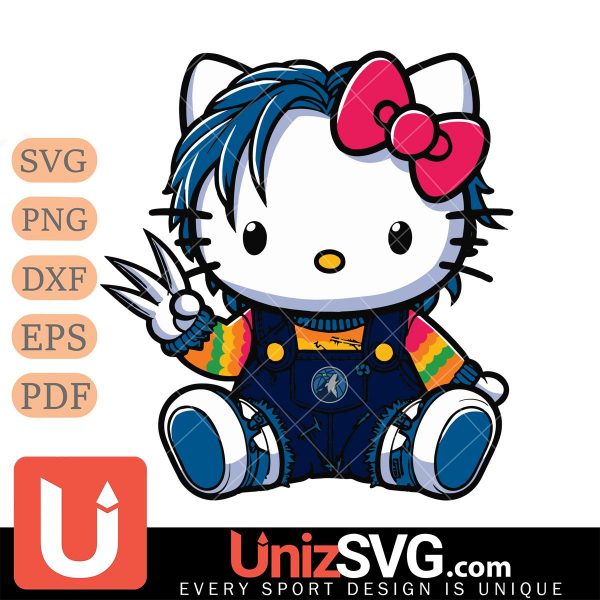 Minnesota Timberwolves Hello Kitty Chucky Horror