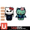 Minnesota Timberwolves Hello Kitty Jack Skellington & Sally Horror