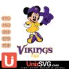 Minnesota Vikings #1 Fan Minnie Mouse