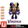 Minnesota Vikings Beauty Minnie Mouse