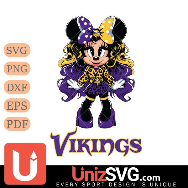 Minnesota Vikings Beauty Minnie Mouse