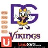 Minnesota Vikings Dolce And Gabbana Daisy Duck Disney