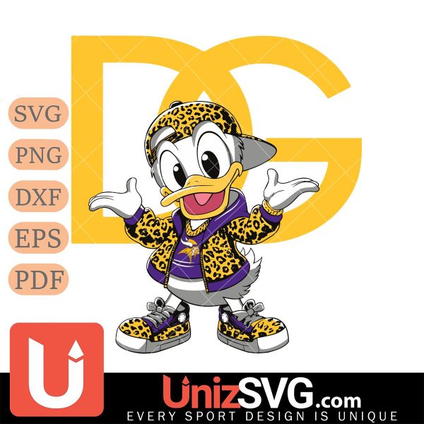 Minnesota Vikings Dolce And Gabbana Donald Duck Disney