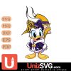 Minnesota Vikings Fancy Daisy Duck Disney