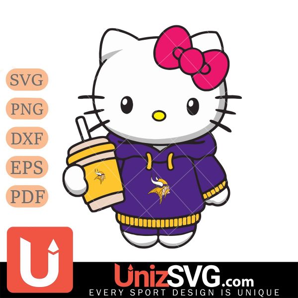 Minnesota Vikings Hello Kitty 2